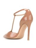 t-bar stiletto pumps 