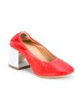 metallic heel pumps 