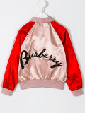 buttoned bomber jacket 