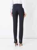 zip detail trousers