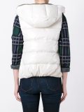 hooded puffer gilet 