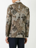 floral jacquard blazer