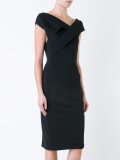 sculptured midi dress