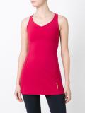 embroidered back tank top