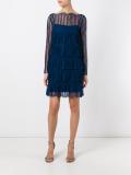 ruffled lace dress