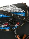 sequined detail crossbody bag