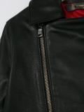 zip-up biker jacket