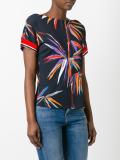 floral print T-shirt 