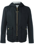 hooded quilted jacket 