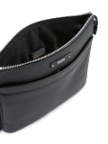 zipped messenger bag