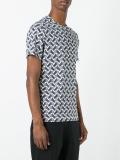 motorcycle print T-shirt