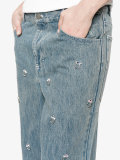 Swarovksi crystal embellished jeans