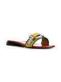 colour block sandals