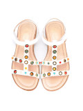 rounded stud sandals