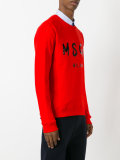logo print sweatshirt