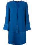 tie-neck shift dress