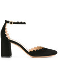 scalloped pumps