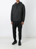 washed effect hoodie 