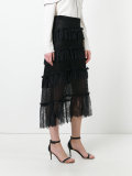 ruffled sheer skirt