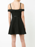 bustier flared dress