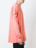 cut-out longsleeved T-shirt
