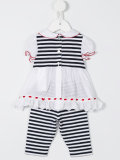 embroidered strawberry dress set
