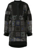 oversized printed dress