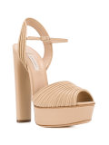 ridged platform sandals 