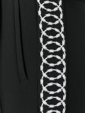 printed side cropped trackpants