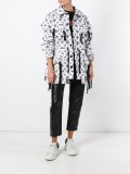 Monogram x Latin gathered coat