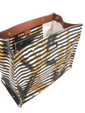 striped oversized tote