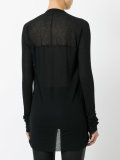 semi-sheer longsleeved T-shirt