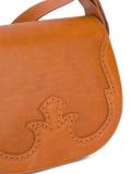 perforated detail crossbody bag