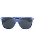oversize gradient round sunglasses