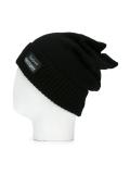 logo plaque knitted hat