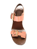 buckled sandals