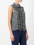geometric print shirt