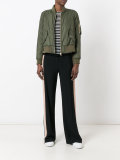 cropped bomber jacket
