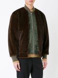 faux fur bomber jacket