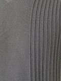 pleated panel sleeveless jumper