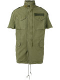 high neck shortsleeved jacket
