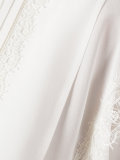 lace trim V-neck dress