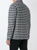 checked bomber jacket