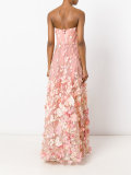 gathered petal gown 