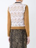 lace panel cardigan 