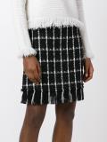 knit fringed skirt