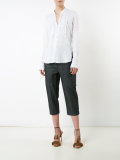 lace-panelled top