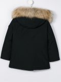 hooded padded coat