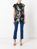 floral print blouse