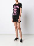 flamingo print T-shirt